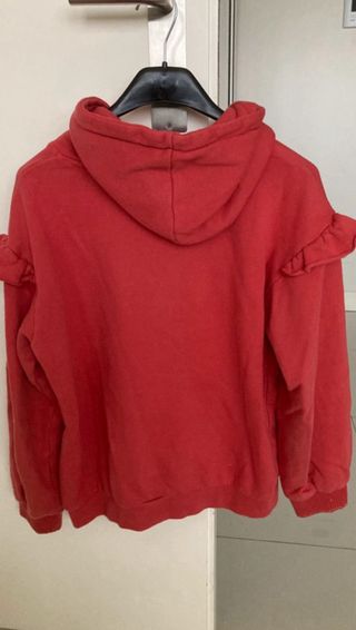 Sweatshirt Lanidor Coral com Folhos