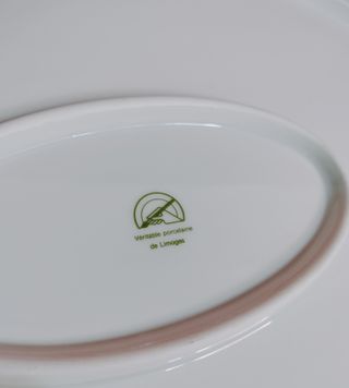 Vajilla Limoges de porcelana para pescado