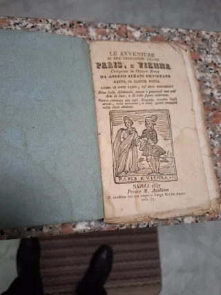 Libro antico Parigi e Vienna 1847