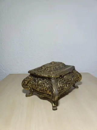 Conjunto JOYERO + antiguo ESPEJO decorativo