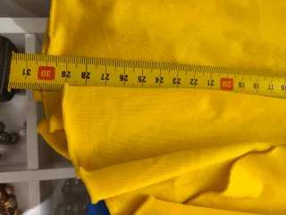 Falda deportiva Wilson amarilla y azul