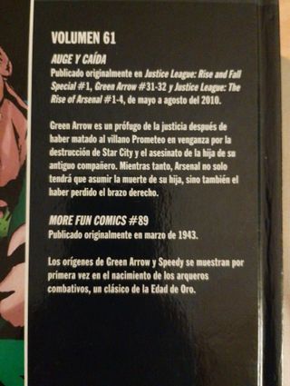 Liga de la Justicia AUGE Y CAÍDA. Volumen 61 de