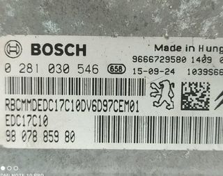 Toyota 2090218 centralita motor 0281030546 proace