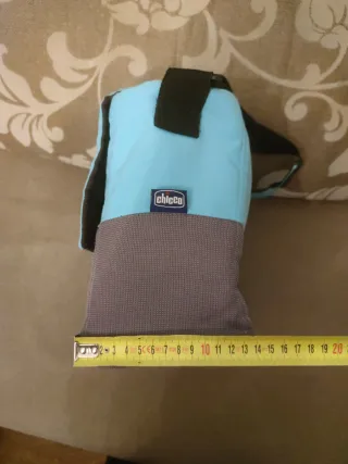 Bolsa carrito bebé gris y azul