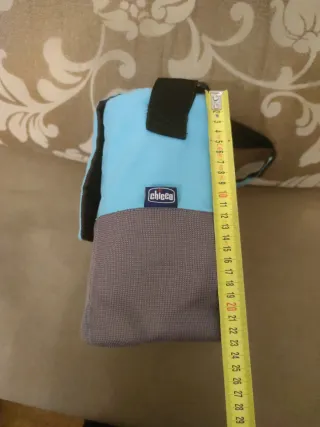 Bolsa carrito bebé gris y azul