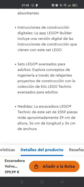 Nuevo! Sin abrir!Excavadora Volvo EC500 Hybrid Le