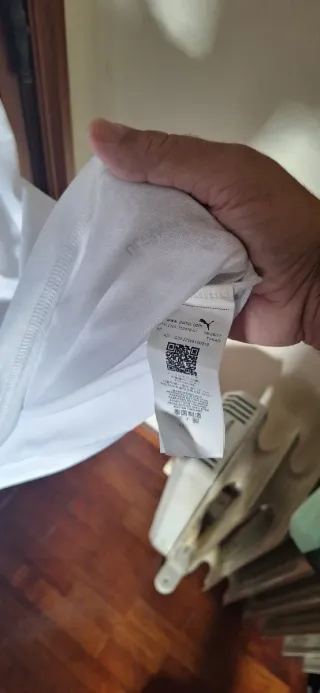 Camisola Puma Branca e Azul