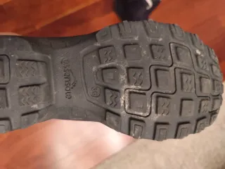 Botas de descanso negras para niño, talla 36.