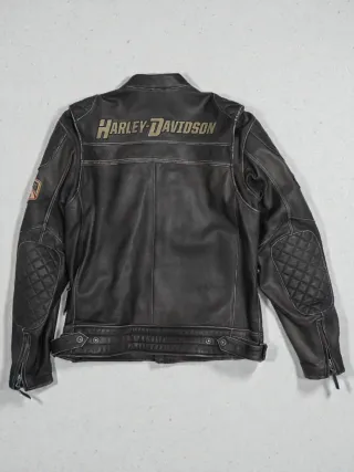 Cazadora Cuero de Cabra Harley Davidson Hombre L