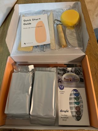 Kit Arcilla Secado al Aire Nuevo hobby Manualidad