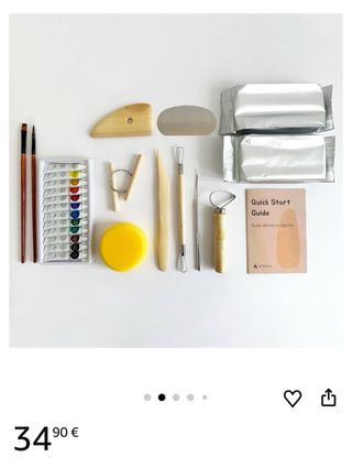 Kit Arcilla Secado al Aire Nuevo hobby Manualidad