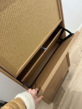 Zapatero BORA Klast Home Madera y Ratán