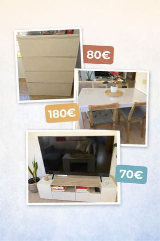 Mesa y sillas de comedor