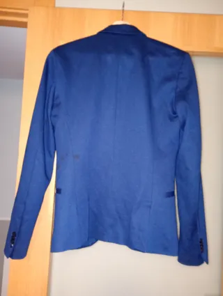 Americana juvenil azul