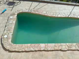 Montaje depuradora piscina y construcción