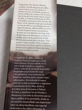 YO, CAYETANA. Cayetana S y Silva. Duquesa de Alba