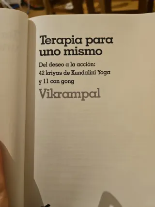 TERAPIA PARA UNO MISMO ... DE VIKRAMPAL