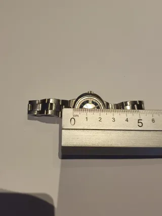 Reloj Omega Mujer Esfera Azul y Plata