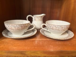 Juego de café Tú y yo porcelana