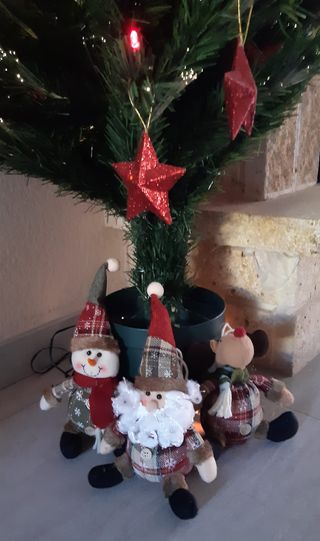 OF- Navidad: (3) figuritas árbol