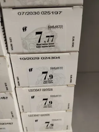 Tintes Salerm Zero 0% Amoniaco Color Dorado