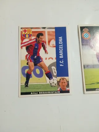 Lote cromos fútbol R.C.D. Espanyol F.C. Barcelona