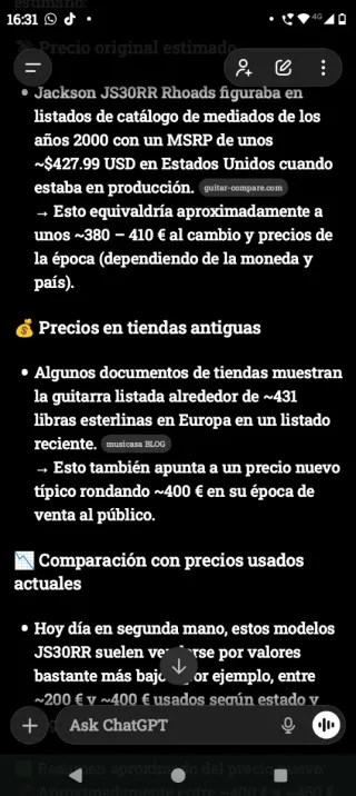 vendo/cambio Guitarra Jackson RR Negra