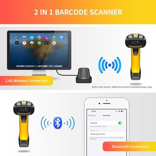 Escáner  Códigos  Barras Industrial (2D-RD1202W)