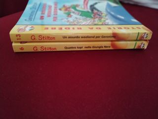 2 libri di Geronimo Stilton in italiano.
