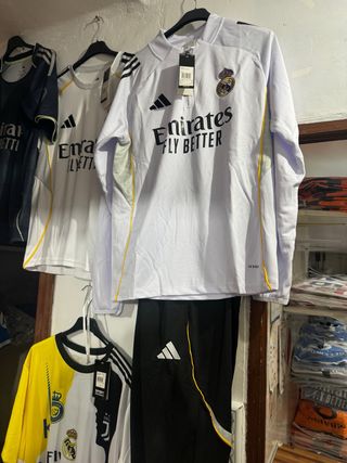 Conjunto Adidas Chándal Blanco y Negro
