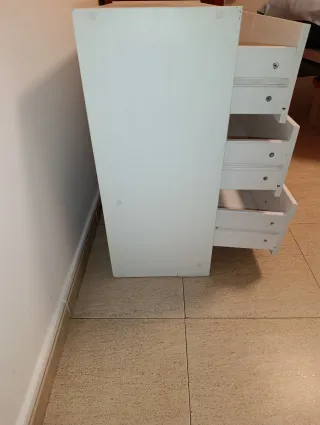 Cómoda 3 cajones Ikea blanca