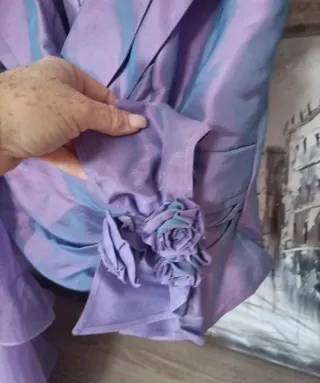 Traje 2 piezas morado