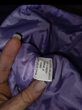 Traje 2 piezas morado