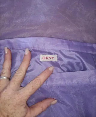 Traje 2 piezas morado