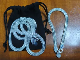 Colar e Pulseira Serpentys PRATA
