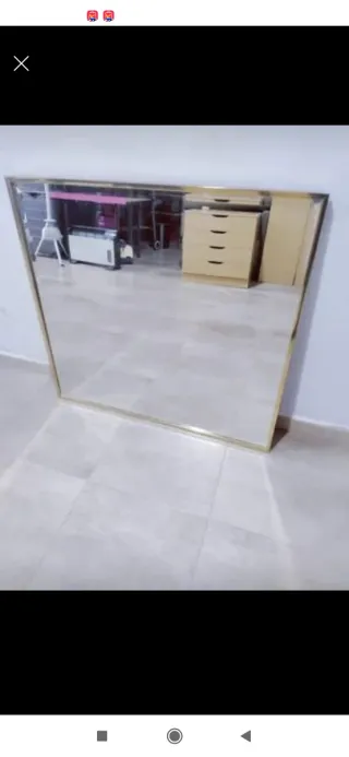Espejo grande dorado