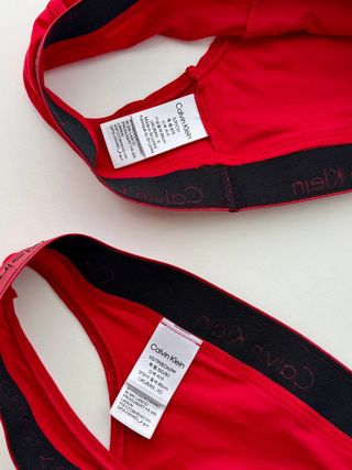 Conjunto Calvin Klein Rojo Talla XS