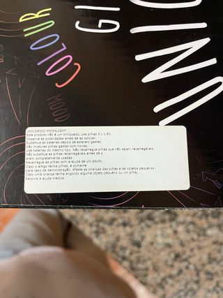 Luz de Humor Gigante Unicornio 30cm