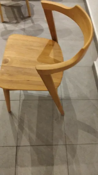 Sillas de comedor de madera