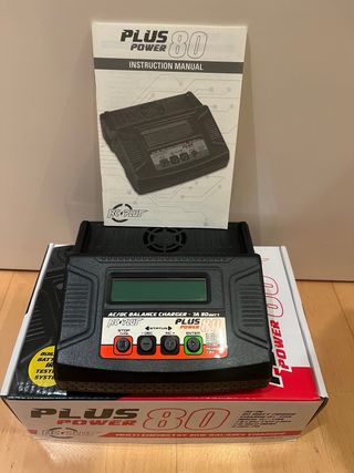 Cargador Lipo RC PLUS 80W + Batería Lipo 4S