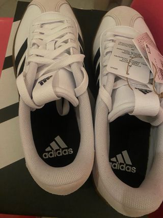 Zapatillas Adidas Mujer Blancas Marrones
