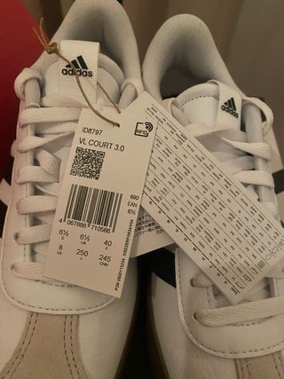 Zapatillas Adidas Mujer Blancas Marrones