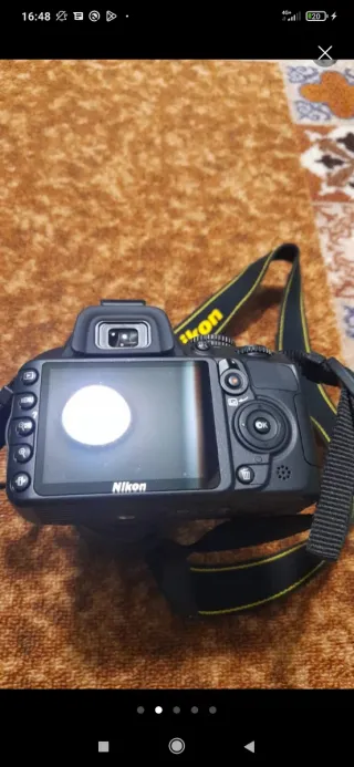 Cámara Nikon D3100 Negra