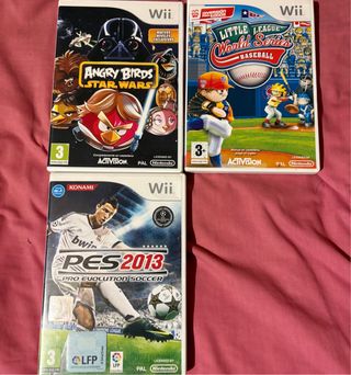 Pack 3 Videojuegos Wii: PES 2013, Angry Birds Star