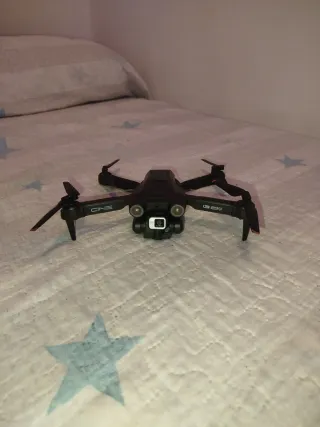 Dron con cámara negro