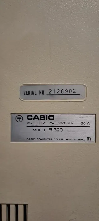 Calcolatrice Casio R-320