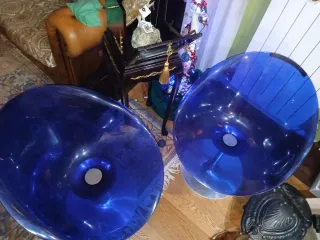 Sillas Philippe Starck Azul/Plata