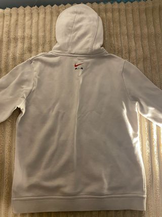 Sudadera Nike AIR blanca con logo