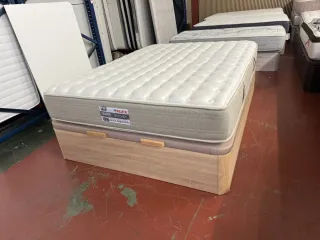 Colchón Flex Pocket 150x200 + Canapé Madera