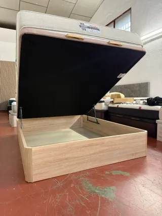 Colchón Flex Pocket 150x200 + Canapé Madera